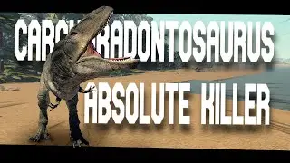 The new apex carnivore has finally arrived.. the Carcharadontosaurus