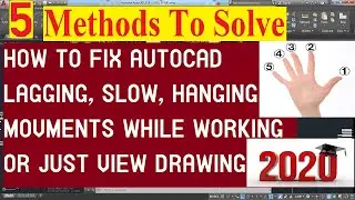 How to SPEED up the Autocad for better Performance | Autocad Problems