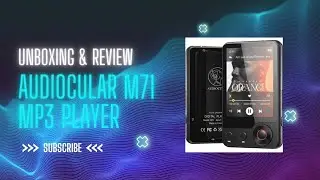 Audiocular M71 Digital MP3 Player quick unboxing+review