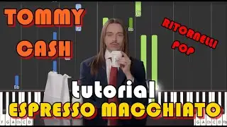 ESPRESSO MACCHIATO - TOMMY CASH (Eurovision)  -  tutorial ritornello -  pianoroll #ritornellipop