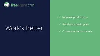 How to Automate Your Business is in FreeAgent CRM See on FE Blog Store