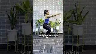 utkatasana (chair pose) help improve blood circulation #yoga #utkatasana #yogaday #pratice #goodveda