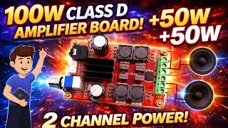 Technical sujan||100 wt Dual Channel Class D Amplifier board|| powerful class, D amplifier board, 🤩🤩