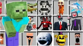 NASIL TÜM CANAVARLARI YAPTIM VE DÖNÜŞTÜM 😱 - Minecraft