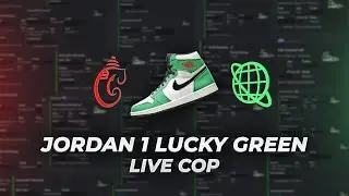 LIVE COP - Jordan 1 Lucky Green [US + EU] W/ Ganesh & Cyber (30+ checkouts)