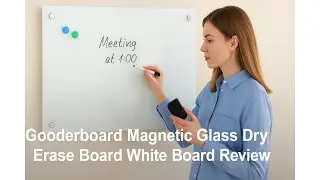 🖊️ Gooderboard Magnetic Glass Dry Erase Board White Board Review 📝