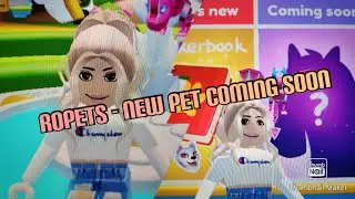 Ropets Roblox  - New pet coming soon - The new adopt me ?