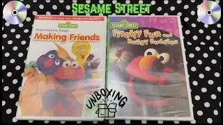 Sesame Street 📀 DVD Unboxing 📀 MAKING FRIENDS & FIREFLY FUN & BUGGY BUDDIES