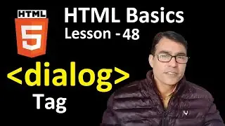 Dialog Tag in HTML | HTML Basic lesson - 48 | HTML for beginners in hindi