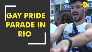 Gay pride parade held in Rio de Janeiro