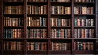 library bookshelf background [1 Hour]