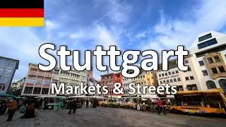 【A Weekend in Stuttgart】🇩🇪Treasure Hunting at the Flea Market & Open-Air Market | Walking Tour