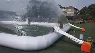 Hot clear tent pool cover inflatable pool dome