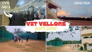 VIT VELLORE BOYS AREA TOUR for Freshers & SPORTS FACILITIES🏋🏻&zwj;♂️ #vitvellore #vit