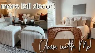 PART 2 FALL DECOR! | FALL CLEAN AND DECORATE WITH ME 2021