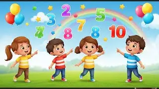 Learn Counting 1 to 10 with Fun Walking Numbers | Kids Learning Video