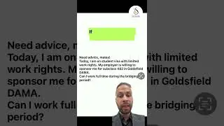 500 to 482 - Full Time Work | SuccessVisa