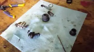 1986 Honda 250r Rear Master Cylinder Rebuild