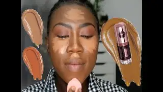 REVOLUTION | NEW CONCEAL & DEFINE INFINITE CONCEALER | SWATCHES Demo & Review ON DARK SKIN