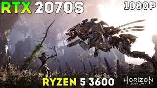 Horizon Zero Dawn RTX 2070 Super and Ryzen 5 3600 Stock 1080p