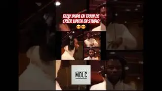 Fally Ipupa en train de cr&eacute;er Liputa en studio 😍😍
