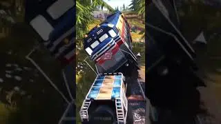 Defender Derailed The Train | Off The Road Unleashed Nintendo Switch #offtheroadunleashed