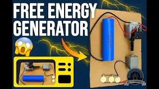 how to make electricity generator | Free Energy Generator at Home | Simple DIY Project with Motor
