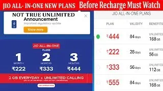 JIO-ALL-IN-ONE UNLIMITED PLANS EXPLAINED -NOT TRUE UNLIMITED?