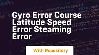Gyro error course latitude speed error steaming error