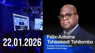 #DAVOS 2026 ‼️MESSAGE DU PRESIDENT FÉLIX TSHISEKEDI 