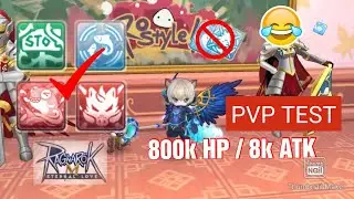 ROM - P.ATK Spirit Whisperer(Doram) - 800K HP/8K ATK - PVP Survivability & Damage Test