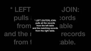 SQL Joins -types of joins #bigdata #interviewquestions #join #types #mysql #sqlinterviewquestions