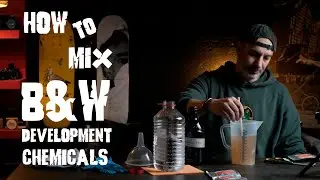 How to prepare chemicals for black and white film development // Developer and Fixer // D76 // ADOX