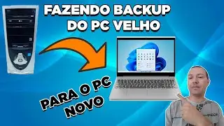 COMO FAZER BACKUP DOS ARQUIVOS DO PC ANTIGO PARA O PC NOVO
