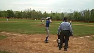 four minute at bat with a catcher with throwing problems
