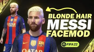 Messi Blonde Hair 2017 FaceMod For FIFA 22