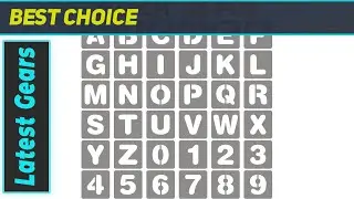 2 Inch Letter and Number Stencils by BAMIDELE: Best Choice for DIY Crafters!