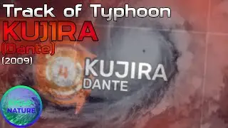 Track of Typhoon Kujira (Dante) (2009)