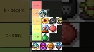 Terraria Events Difficulty Tier List! #terraria #shorts