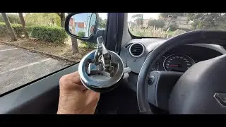 Pose d' un lève capot a clef sur le puits aux  chaines de KRYPTON 6 GT