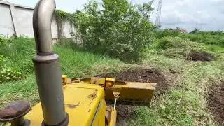 Best Activity Bulldozer KOMATSU D31P Clearing Forest Land and Filling More Dirt