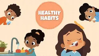 Healthy Habits Song for Kids | Brush, Wash, Eat & Sleep | Fun Preschool Learning