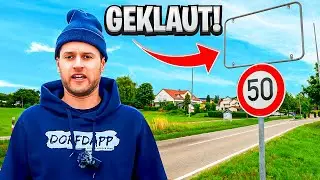 Ortsschild geklaut 🤯 wer war es?
