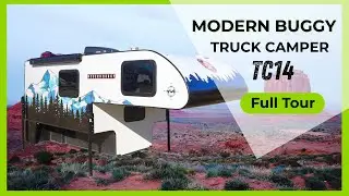 Modern Buggy TC14 Review | Lightweight Truck Camper with Bathroom & Solar