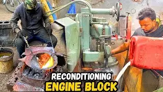 Repairing/Recondition of Engine Block and Complete procedure of Boring and Honing Engine Block