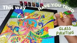 Glass painting/ how to make glass painting on ohp sheet