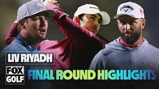 LIV Golf Riyadh: Full Final Round Highlights ⛳️ Golf on FOX
