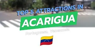 Топ-5 достопримечательностей Акаригуа, Португеза, Венесуэла 🇻🇪 | Площадь Боливар, Малекон-дель-Ри...