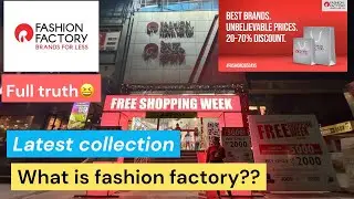 Reliance Fashion factory  |Unlimited fashion factory offers |60% discount on all products | Review 