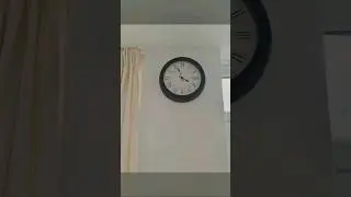 How to hang a wall clock? Is it easy? May be 🤷🏻😉. #diy #shorts